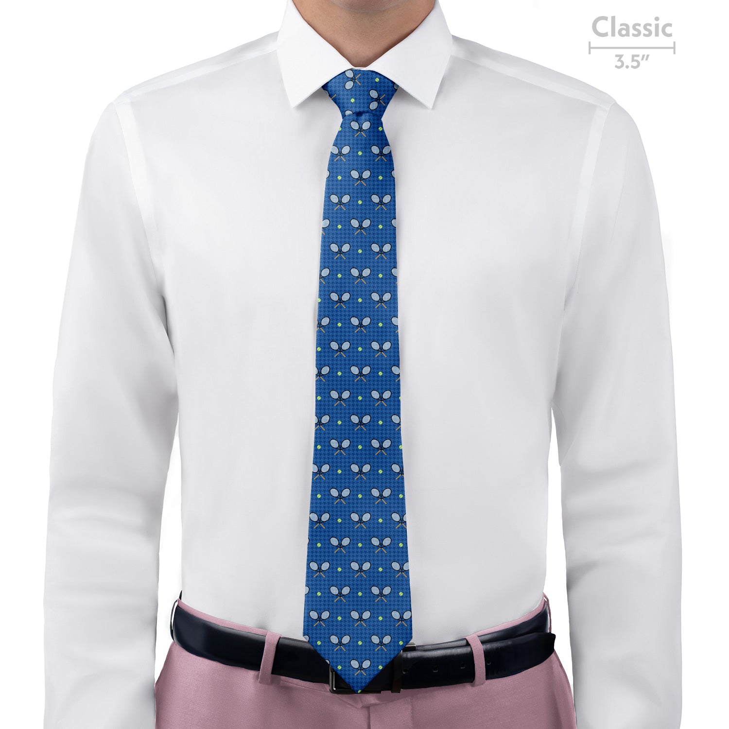 Houndstooth Tennis Necktie - Knotty - Knotty Tie Co.