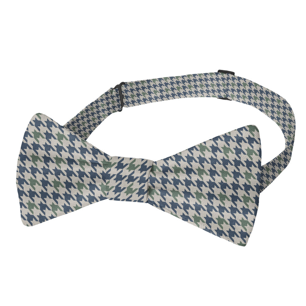 Houndstooth Bow Tie - Pre-Tied Bow Tie - Knotty Tie Co.