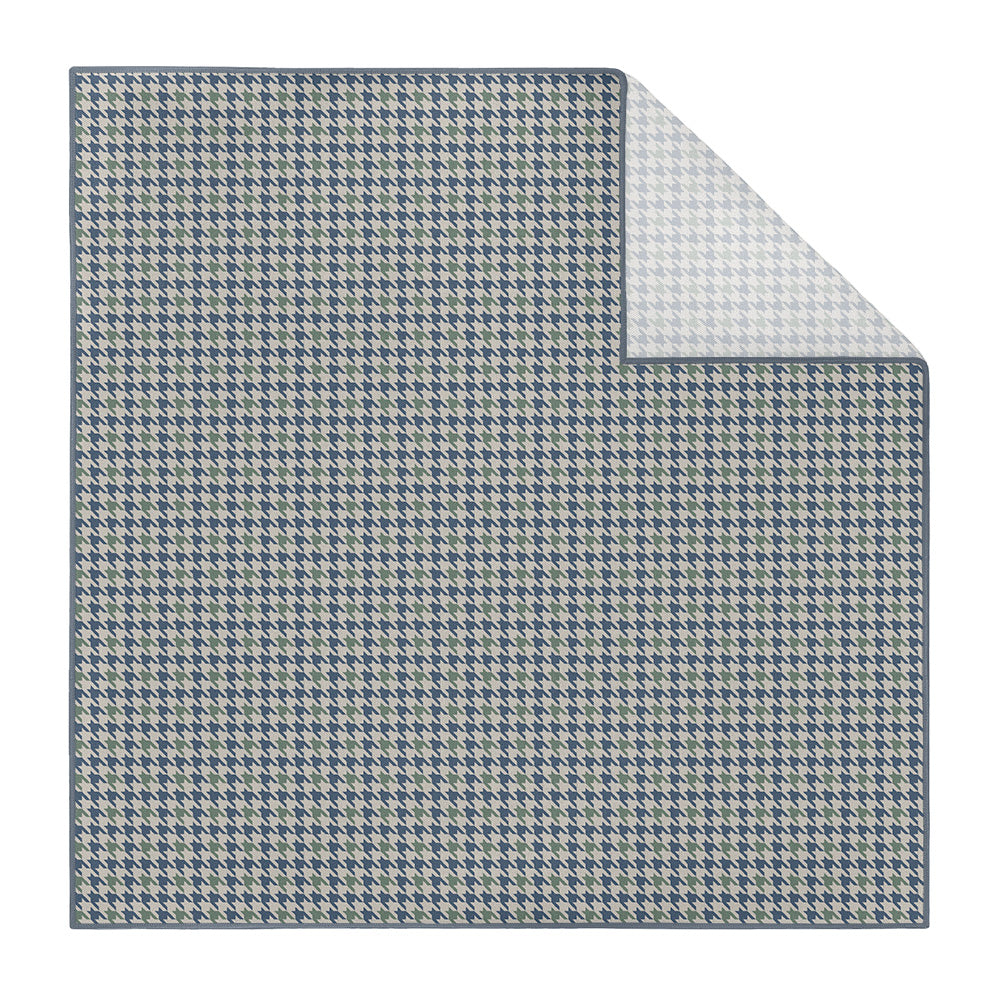 Houndstooth Pocket Square - Printed - Knotty Tie Co.