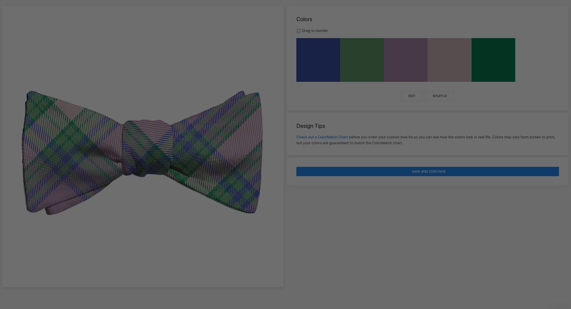 Explaining how to customize bow ties video