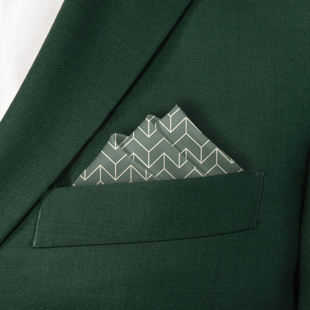 Howard Subway Pocket Square - Stairs Fold - Knotty Tie Co.