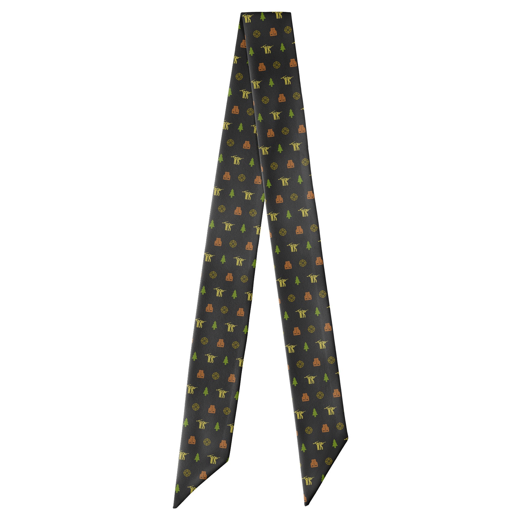 Hunting With Friends Hair Scarf - Full View of Hair Scarf - Knotty Tie Co.