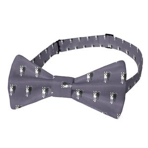 Husky Bow Tie - Adult Pre-Tied 12-22" -  - Knotty Tie Co.