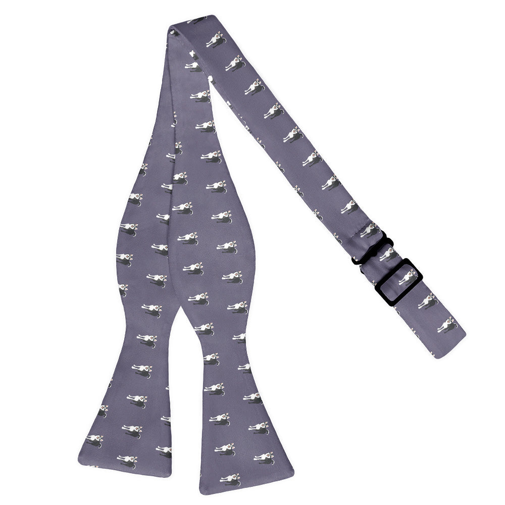 Husky Bow Tie - Self Tie Flat - Knotty Tie Co.