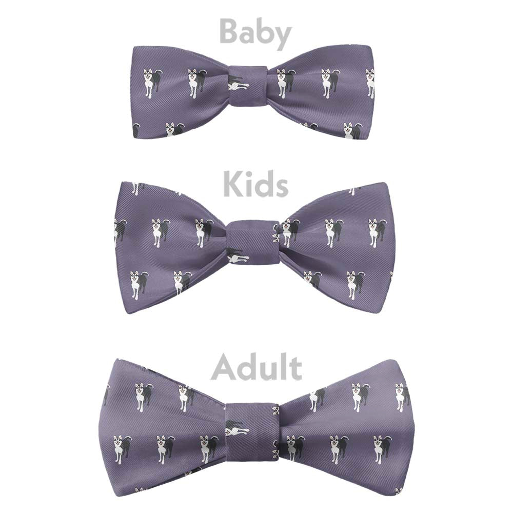 Husky Bow Tie - Bow Sizes - Knotty Tie Co.
