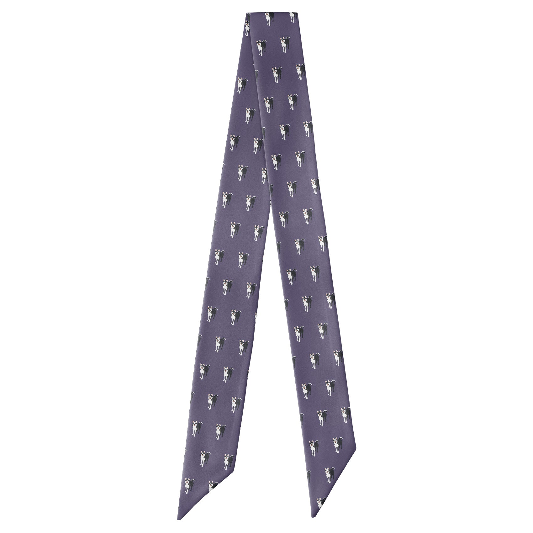 Husky Hair Scarf - Full View of Hair Scarf - Knotty Tie Co.