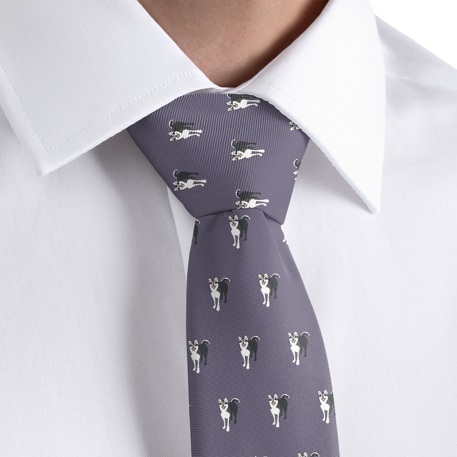 Husky Necktie - Dress Shirt - Knotty Tie Co.