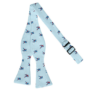 Ice Hockey Heritage Bow Tie - Self Tie Flat - Knotty Tie Co.