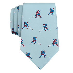 Ice Hockey Heritage Necktie - Rolled - Knotty Tie Co.