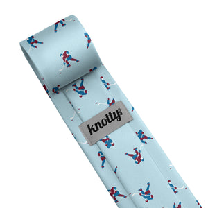 Ice Hockey Heritage Necktie - Tag - Knotty Tie Co.