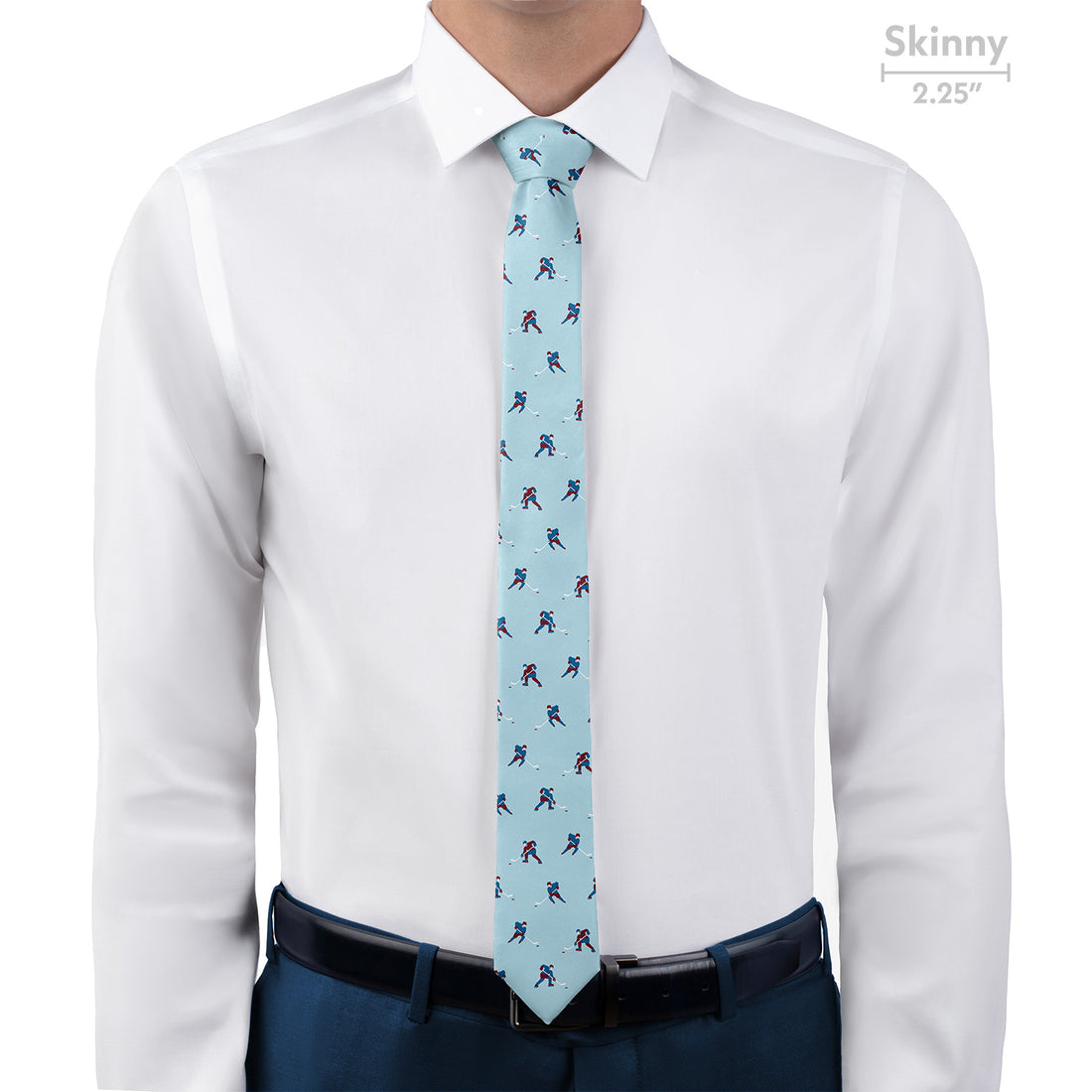 Ice Hockey Heritage Necktie - Skinny - Knotty Tie Co.