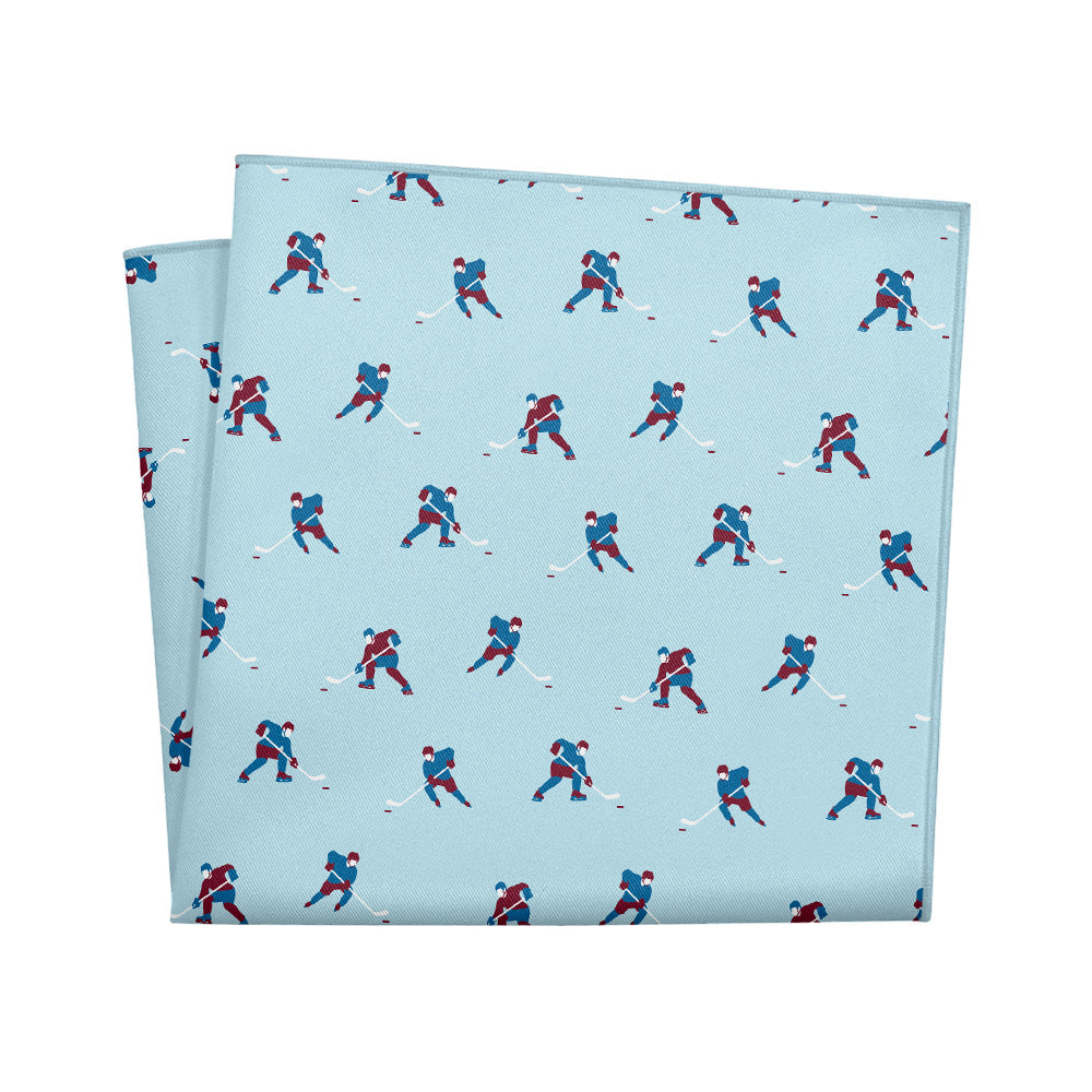 Ice Hockey Heritage Pocket Square - 12" Square - Knotty Tie Co.