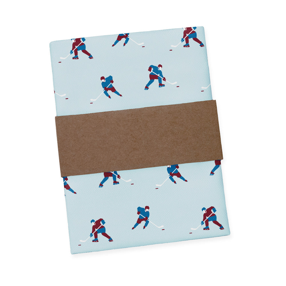 Ice Hockey Heritage Pocket Square - Packaging - Knotty Tie Co.