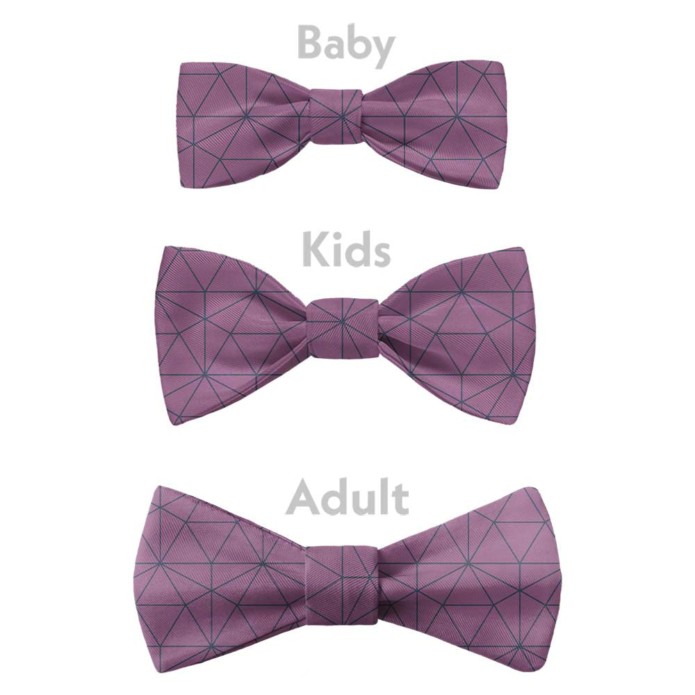 Igloo Geo Bow Tie - Bow Sizes - Knotty Tie Co.
