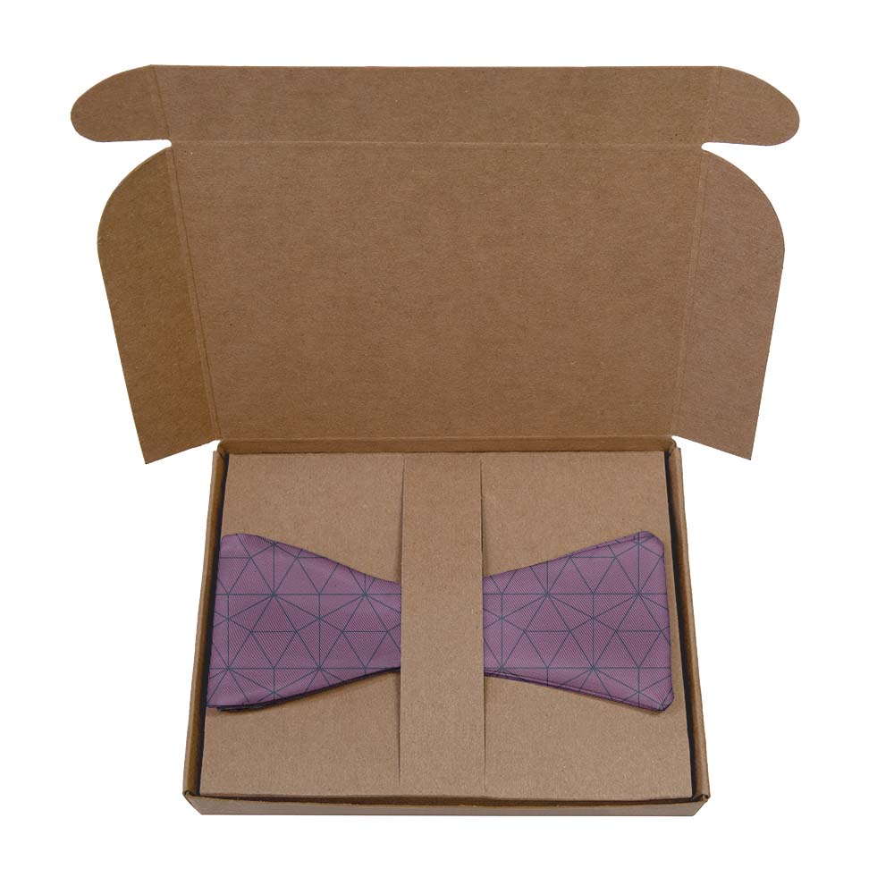 Igloo Geo Bow Tie- Kraft Gift Box Packaging - Knotty Tie Co.