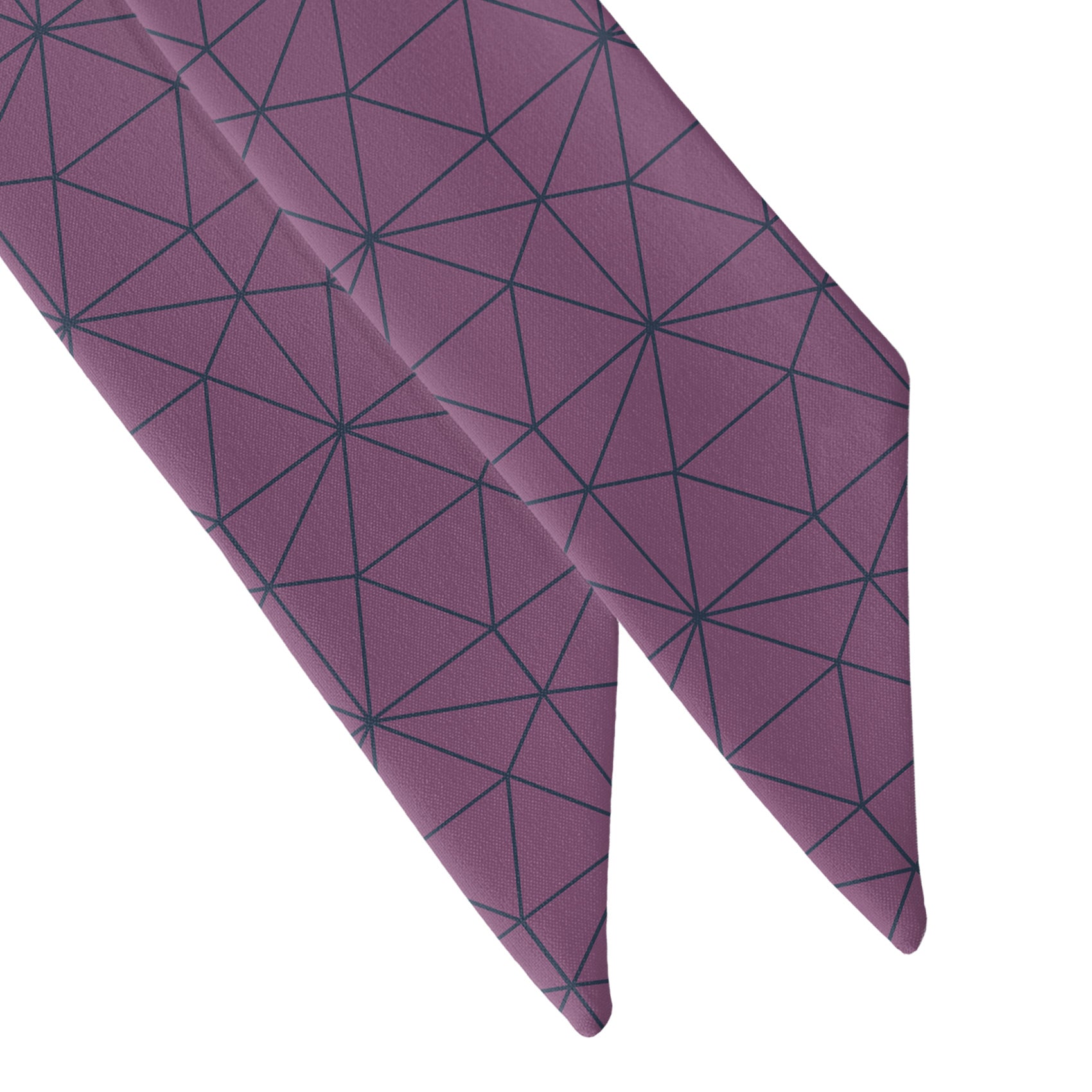 Igloo Geo Hair Scarf - Scarf Tapered Ends - Knotty Tie Co.
