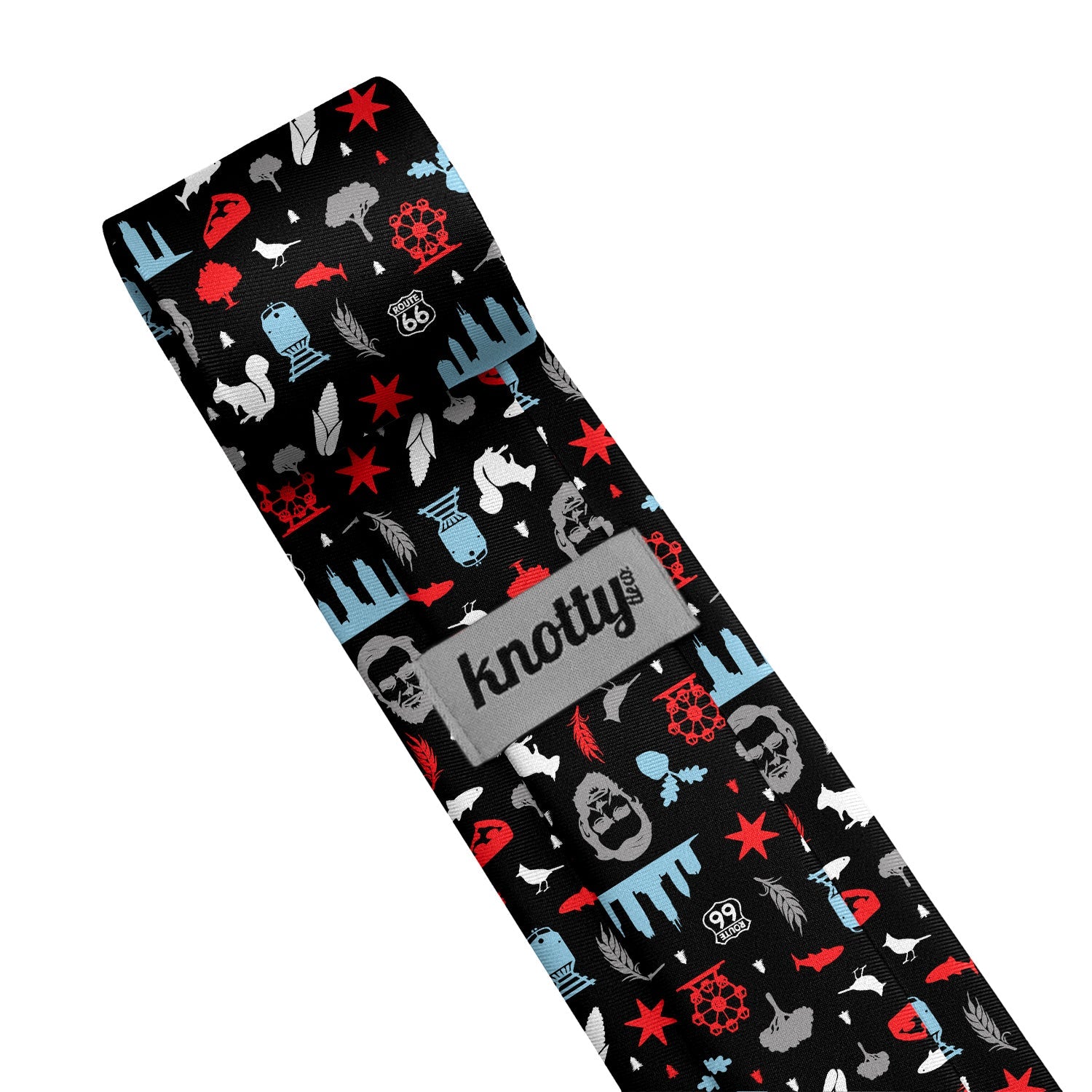 Illinois State Heritage Necktie - Tag - Knotty Tie Co.