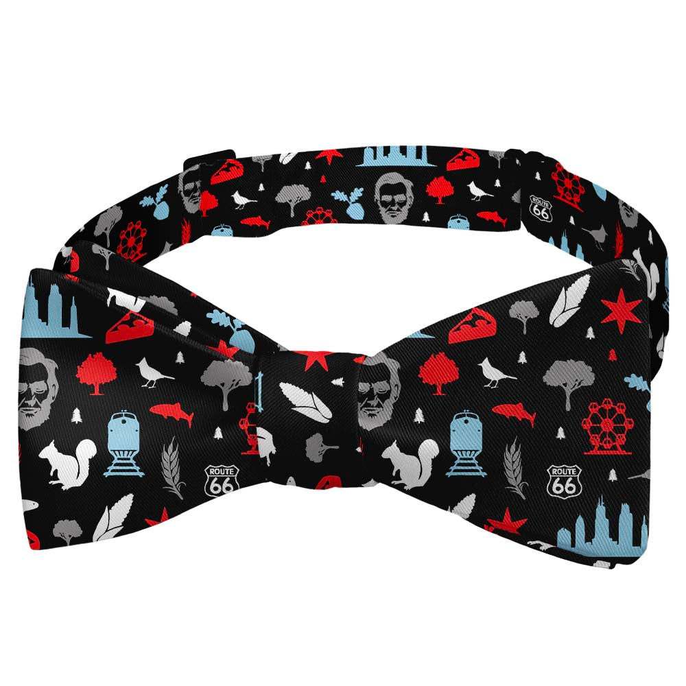 Illinois State Heritage Bow Tie - Self Tie Bow Tie - Knotty Tie Co.