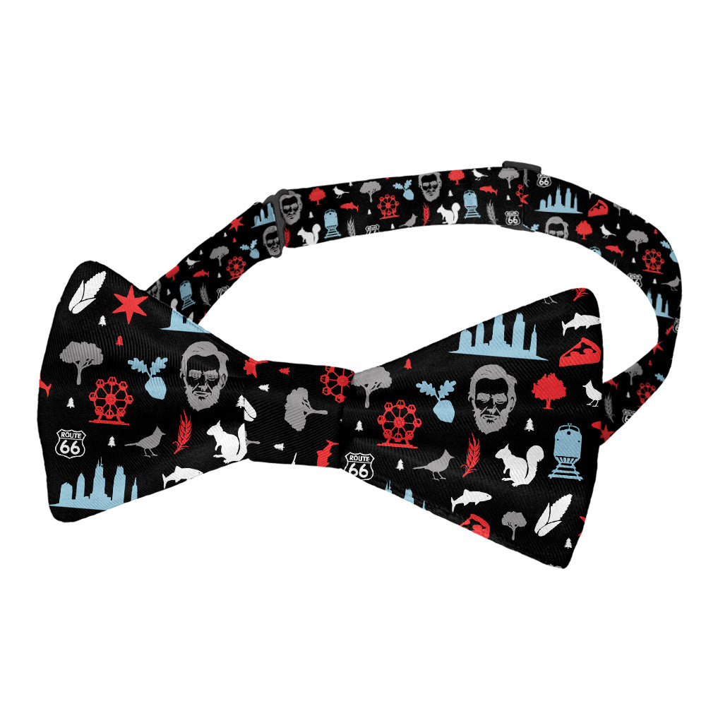 Illinois State Heritage Bow Tie - Pre-Tied Bow Tie - Knotty Tie Co.