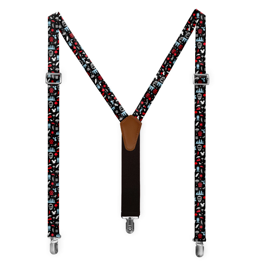 Illinois State Heritage Suspenders - Full Front View - Knotty Tie Co.
