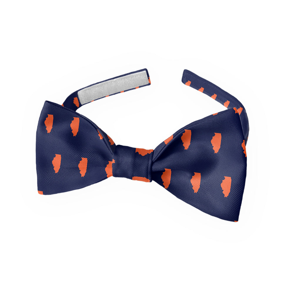 Illinois State Outline Bow Tie - Kids Bow TIe - Knotty Tie Co.