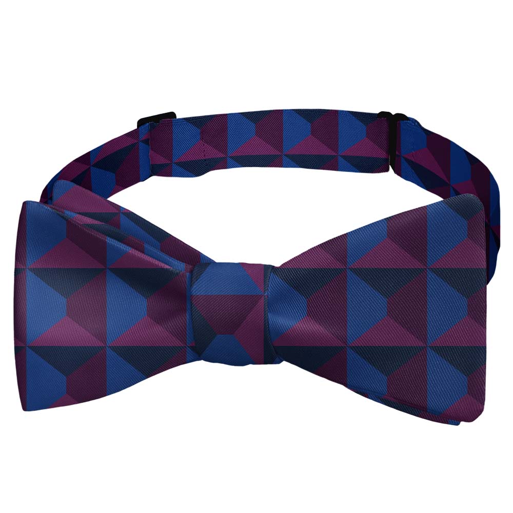 Illusion Geometric Bow Tie - Self Tie Bow Tie - Knotty Tie Co.