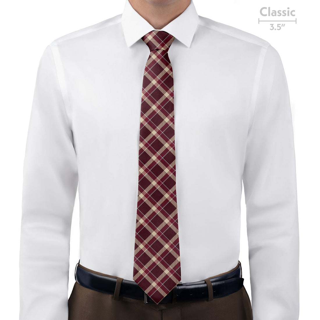 Inca Plaid Necktie - Classic - Knotty Tie Co.