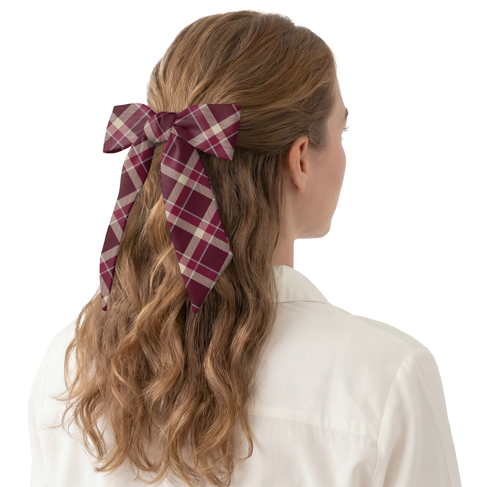 Inca Plaid Hair Scarf - Hair Scarf - Knotty Tie Co.