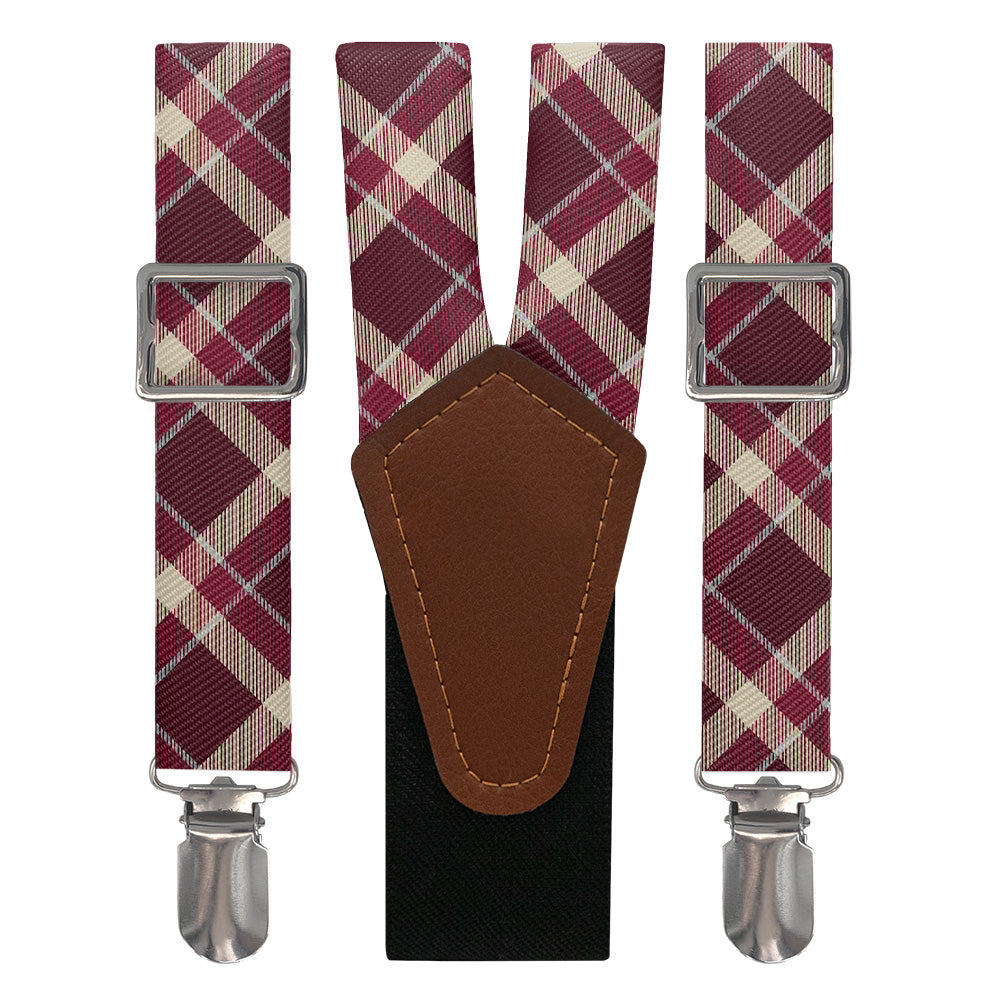 Inca Plaid Suspenders - Main View - Knotty Tie Co.
