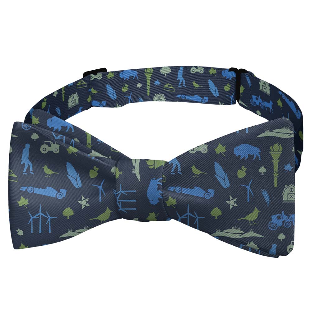 Indiana State Heritage Bow Tie - Self Tie Bow Tie - Knotty Tie Co.
