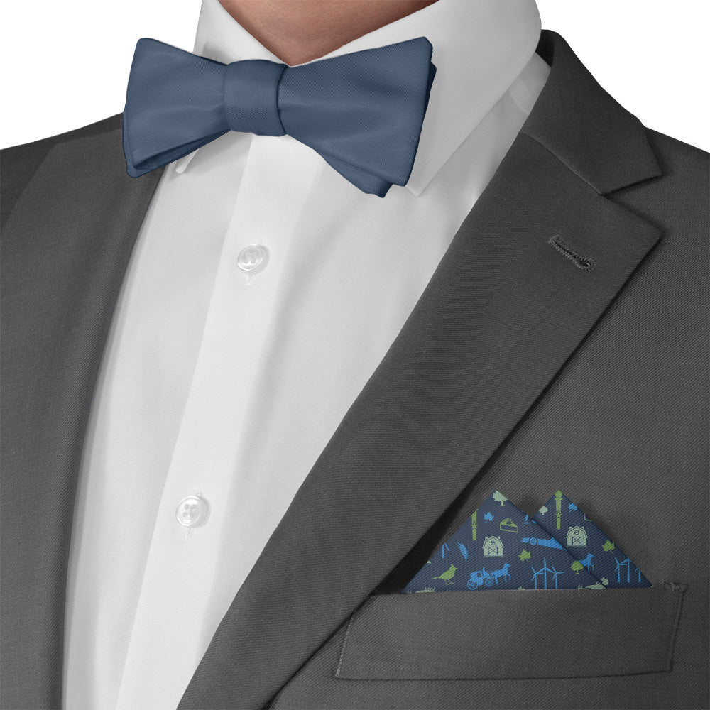 Indiana State Heritage Pocket Square - Matching Bow Tie - Knotty Tie Co.