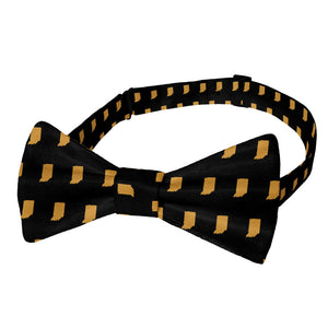 Indiana State Outline Bow Tie - Adult Pre-Tied 12-22" -  - Knotty Tie Co.