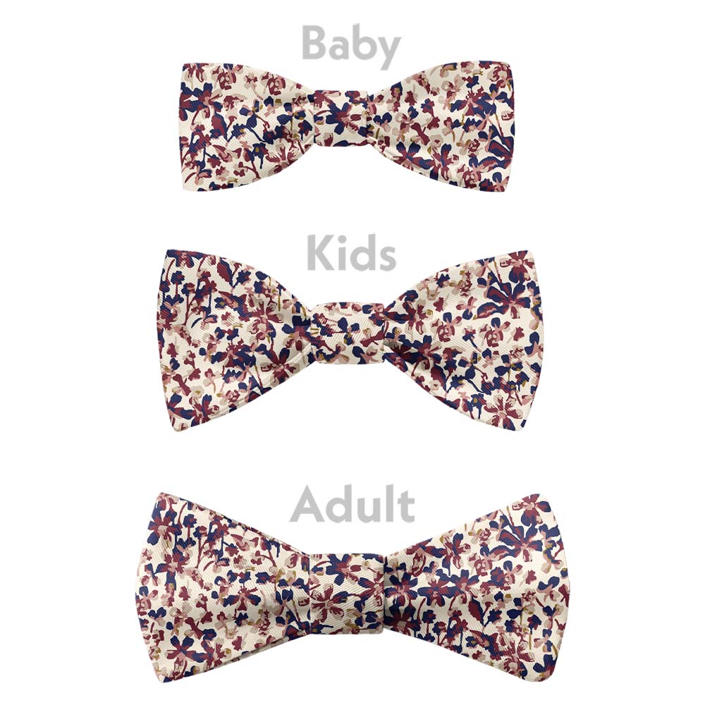 Inflorescence Bow Tie - Bow Sizes - Knotty Tie Co.