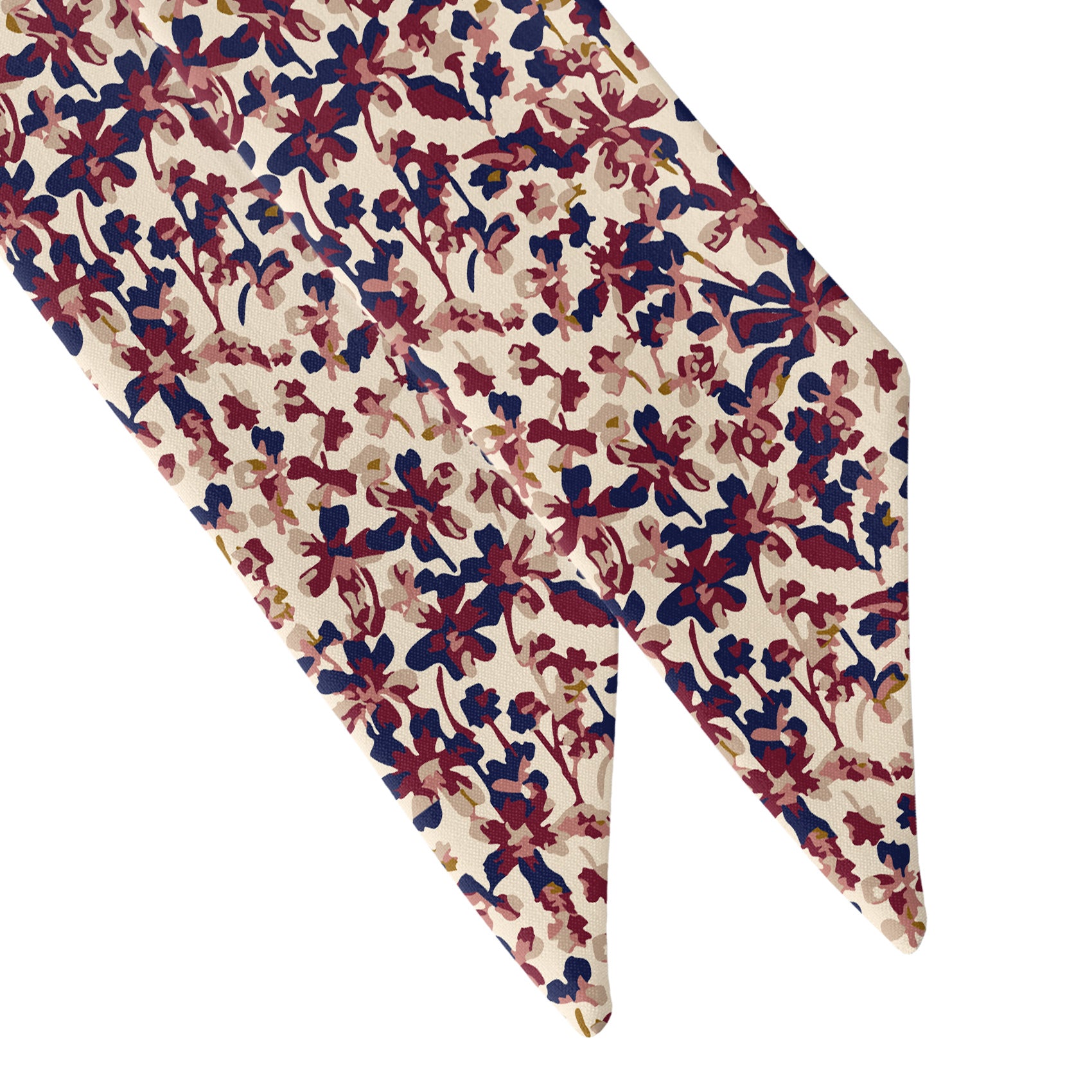 Inflorescence Hair Scarf - Scarf Tapered Ends - Knotty Tie Co.