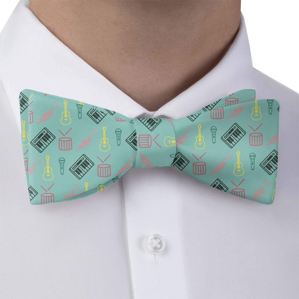 Instruments Bow Tie - Bow Tie with Dress Shirt - Knotty Tie Co.