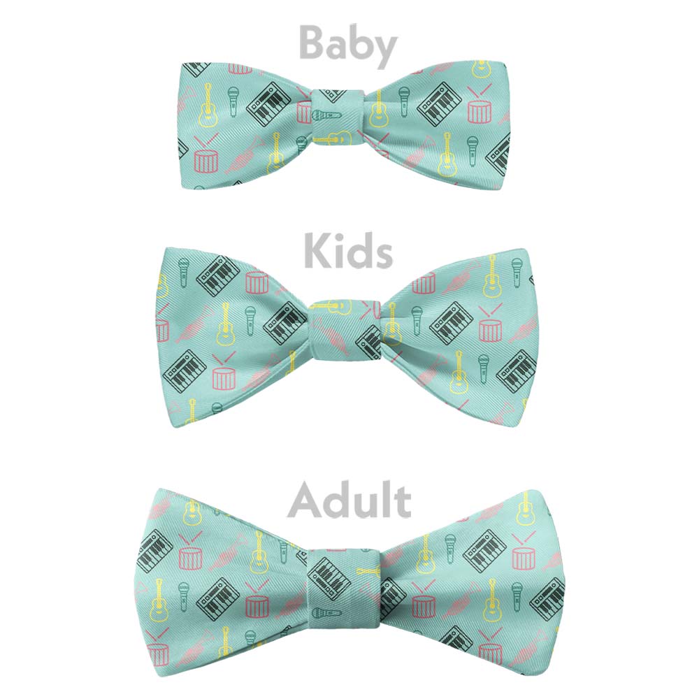 Instruments Bow Tie - Bow Sizes - Knotty Tie Co.