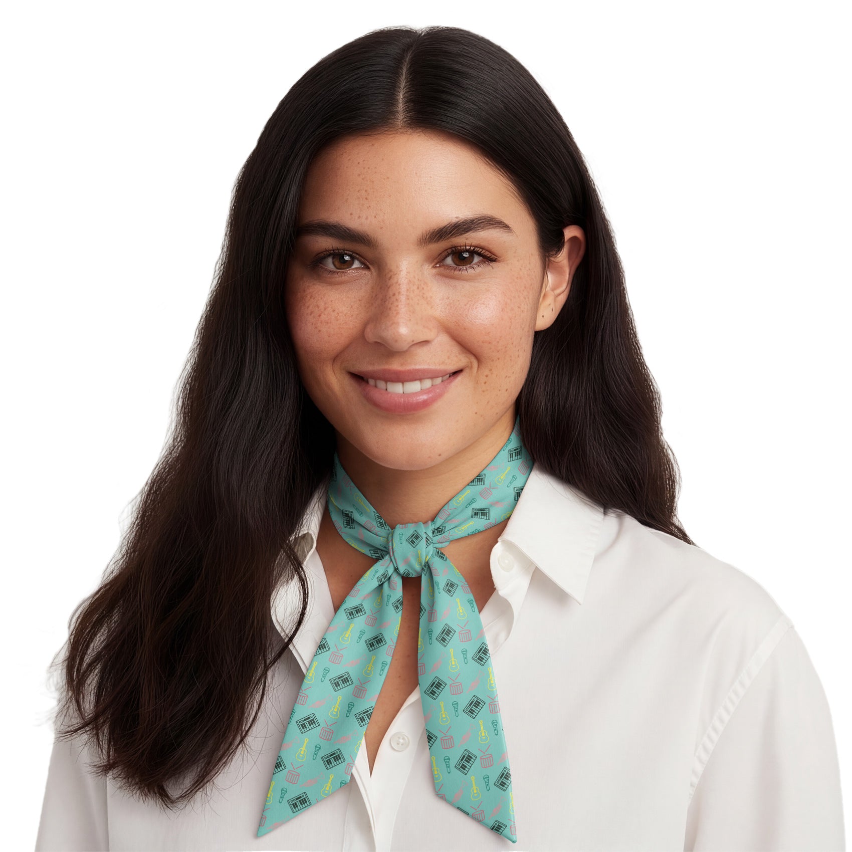 Instruments Hair Scarf - Neck Scarves - Knotty Tie Co.