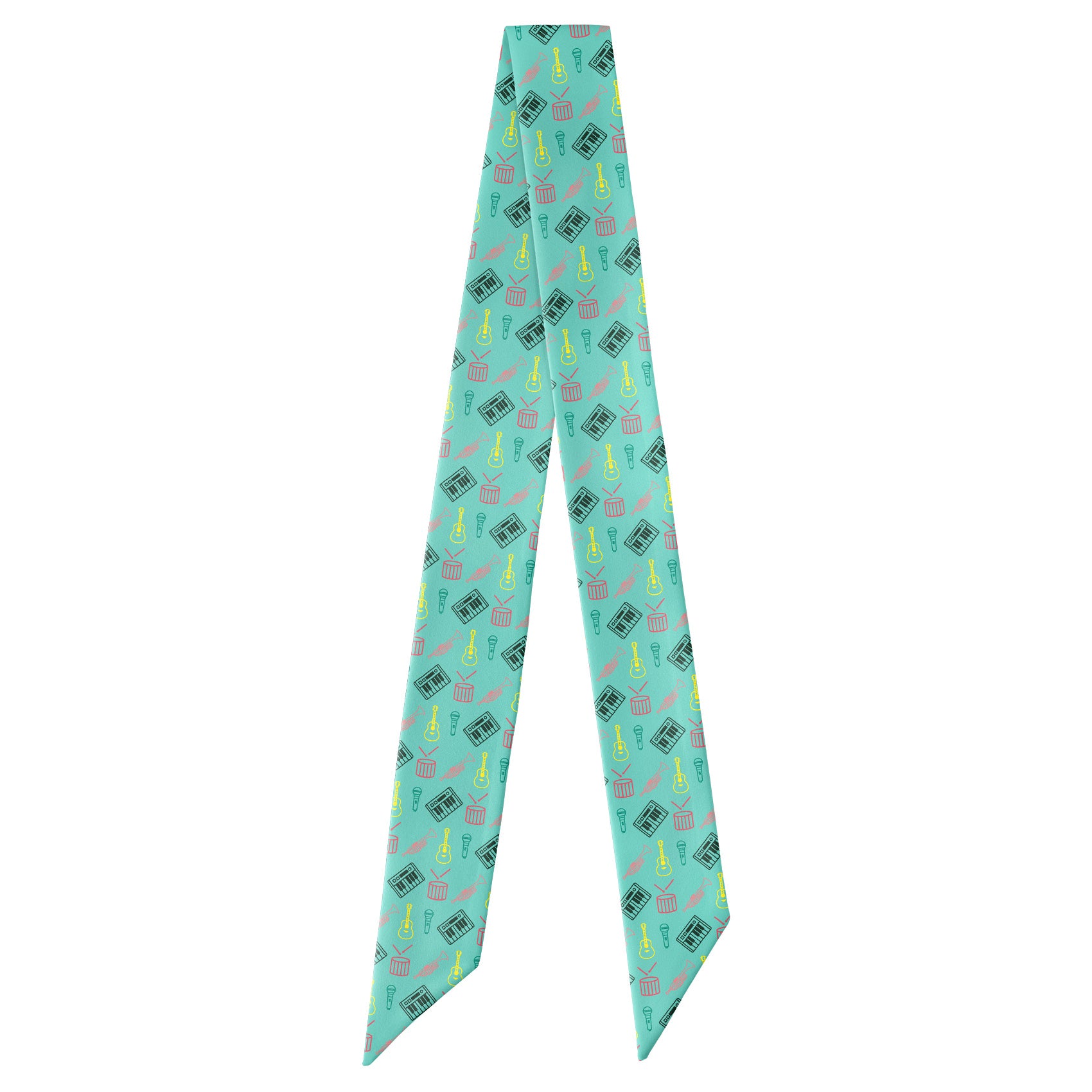 Instruments Hair Scarf - Full View of Hair Scarf - Knotty Tie Co.