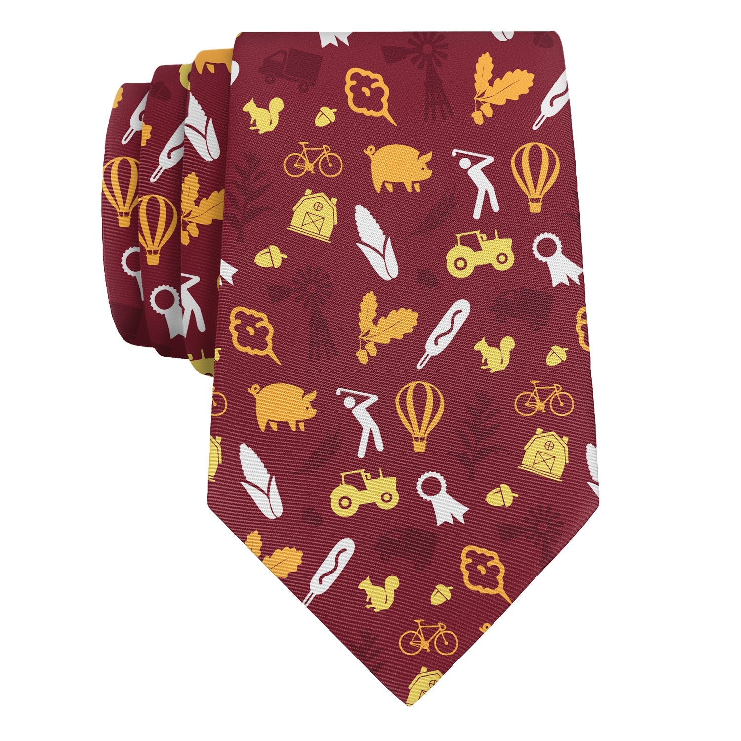 Iowa State Heritage Necktie - Rolled - Knotty Tie Co.