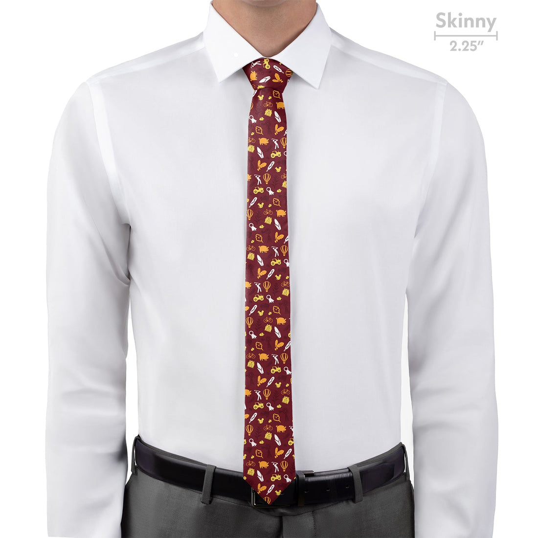 Iowa State Heritage Necktie - Skinny - Knotty Tie Co.