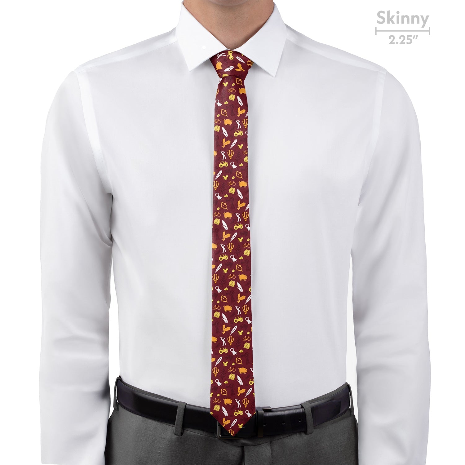 Iowa State Heritage Necktie - Skinny - Knotty Tie Co.