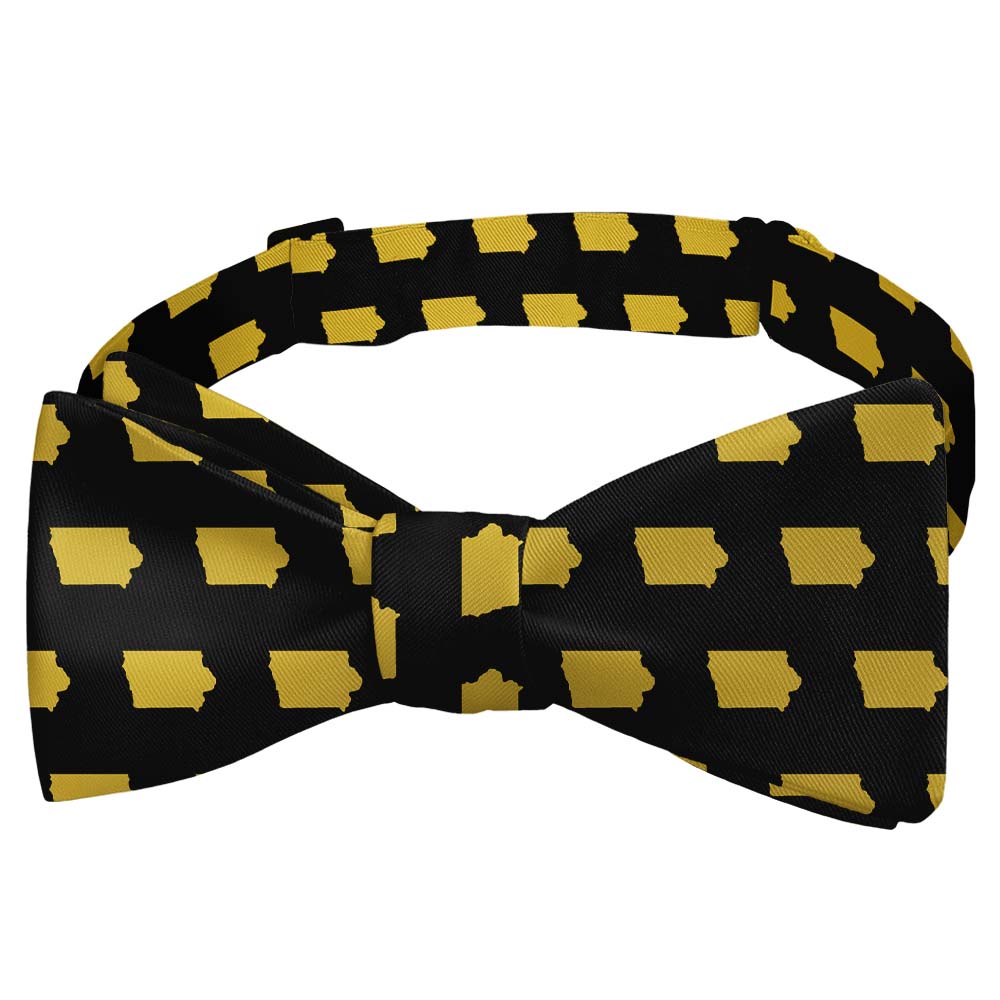 Iowa State Outline Bow Tie - Self Tie Bow Tie - Knotty Tie Co.