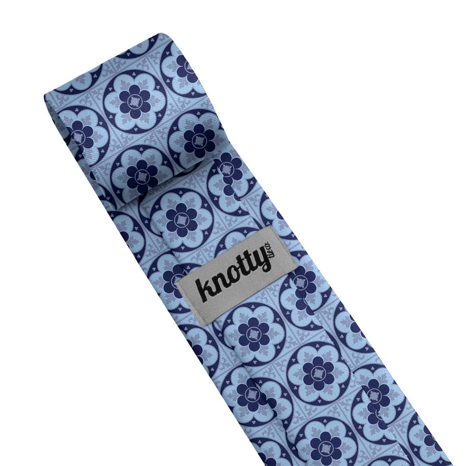 Iron Blossom Necktie - Tag - Knotty Tie Co.