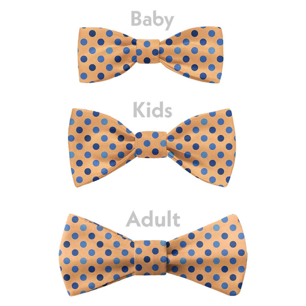 Ithica Dots Bow Tie - Bow Sizes - Knotty Tie Co.
