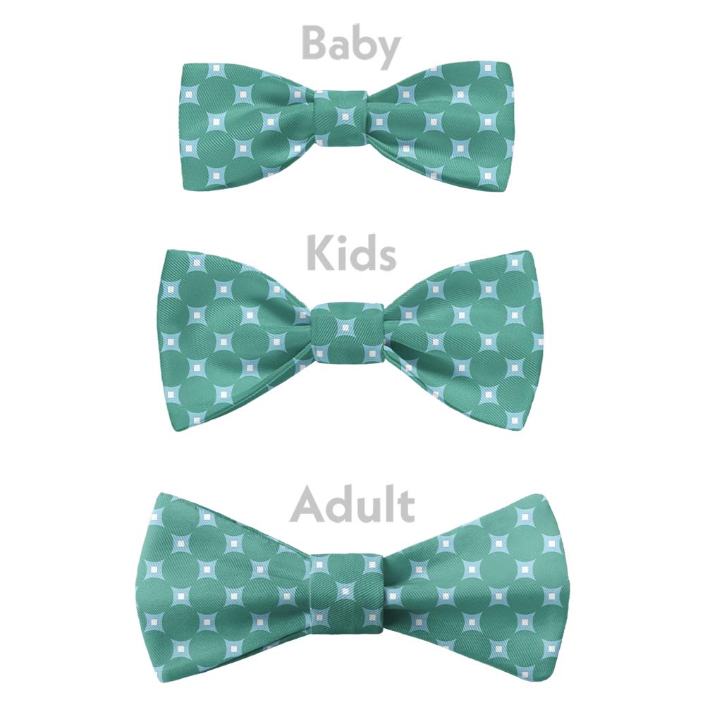Ivy League Dots Bow Tie - Bow Sizes - Knotty Tie Co.