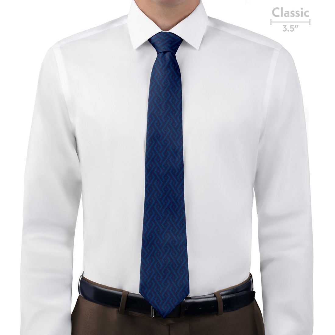 Jarvis Geometric Necktie - Classic - Knotty Tie Co.