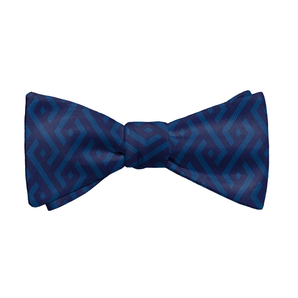 Jarvis Geometric Bow Tie - Adult Standard Self-Tie 14-18" -  - Knotty Tie Co.