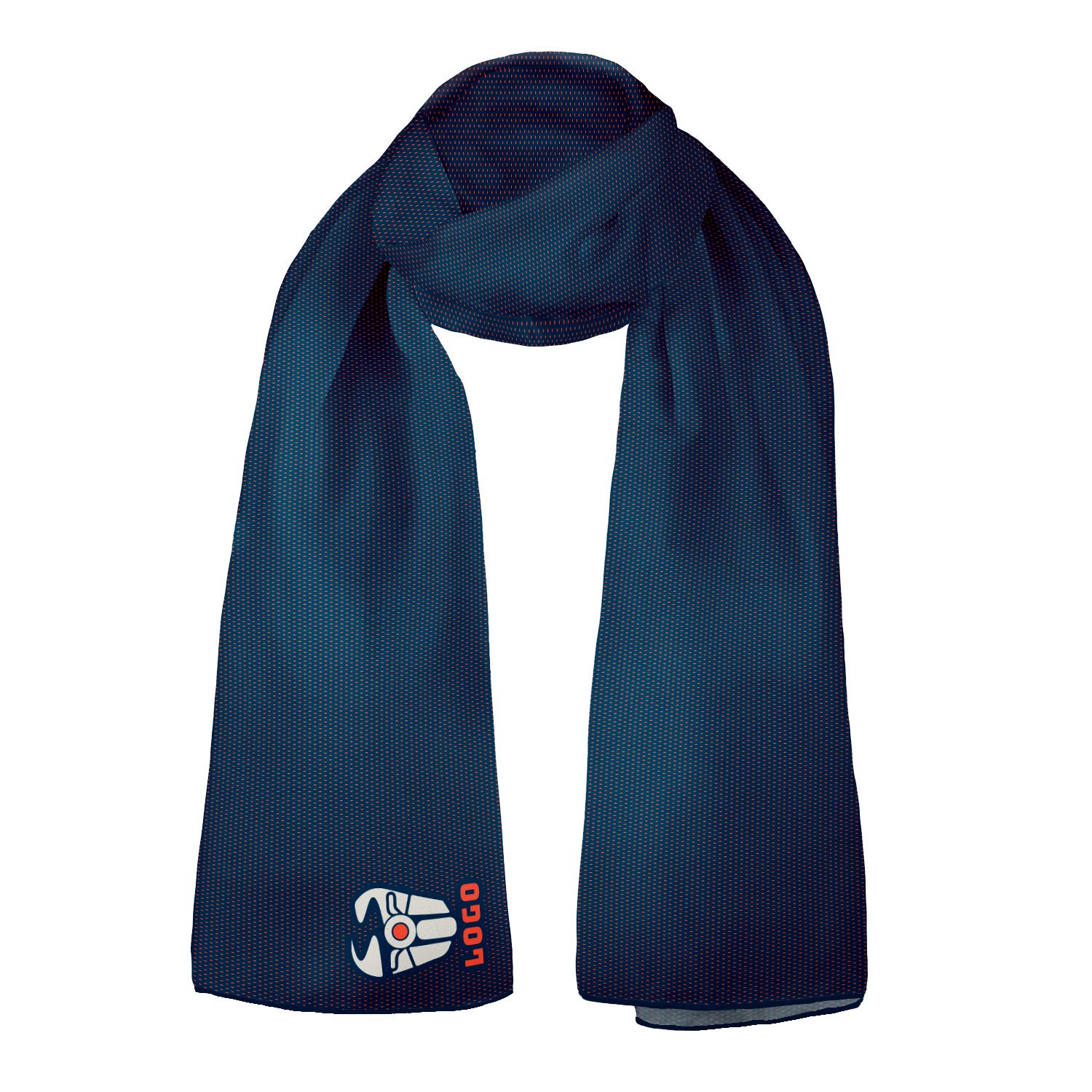 Jersey 1 72 x 24 Rectangle Chiffon Logo Scarf - Knotty Tie Co.