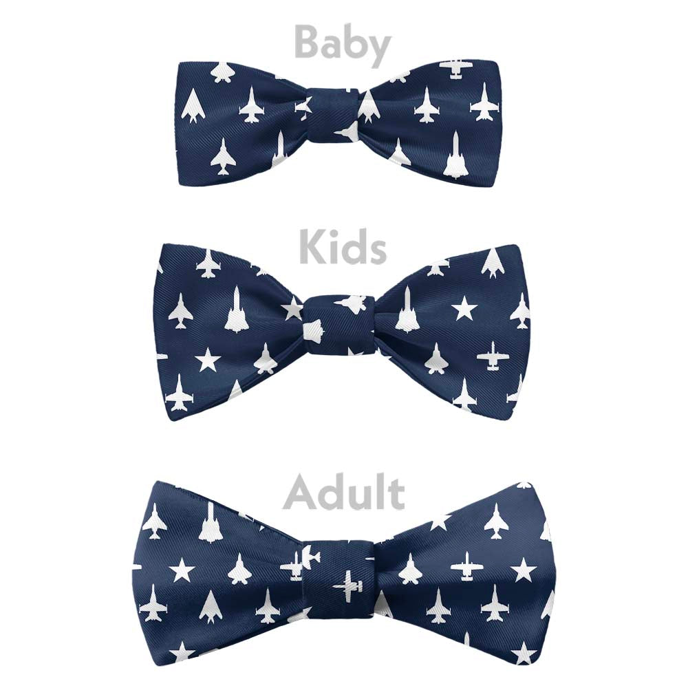 Jets Bow Tie - Bow Sizes - Knotty Tie Co.