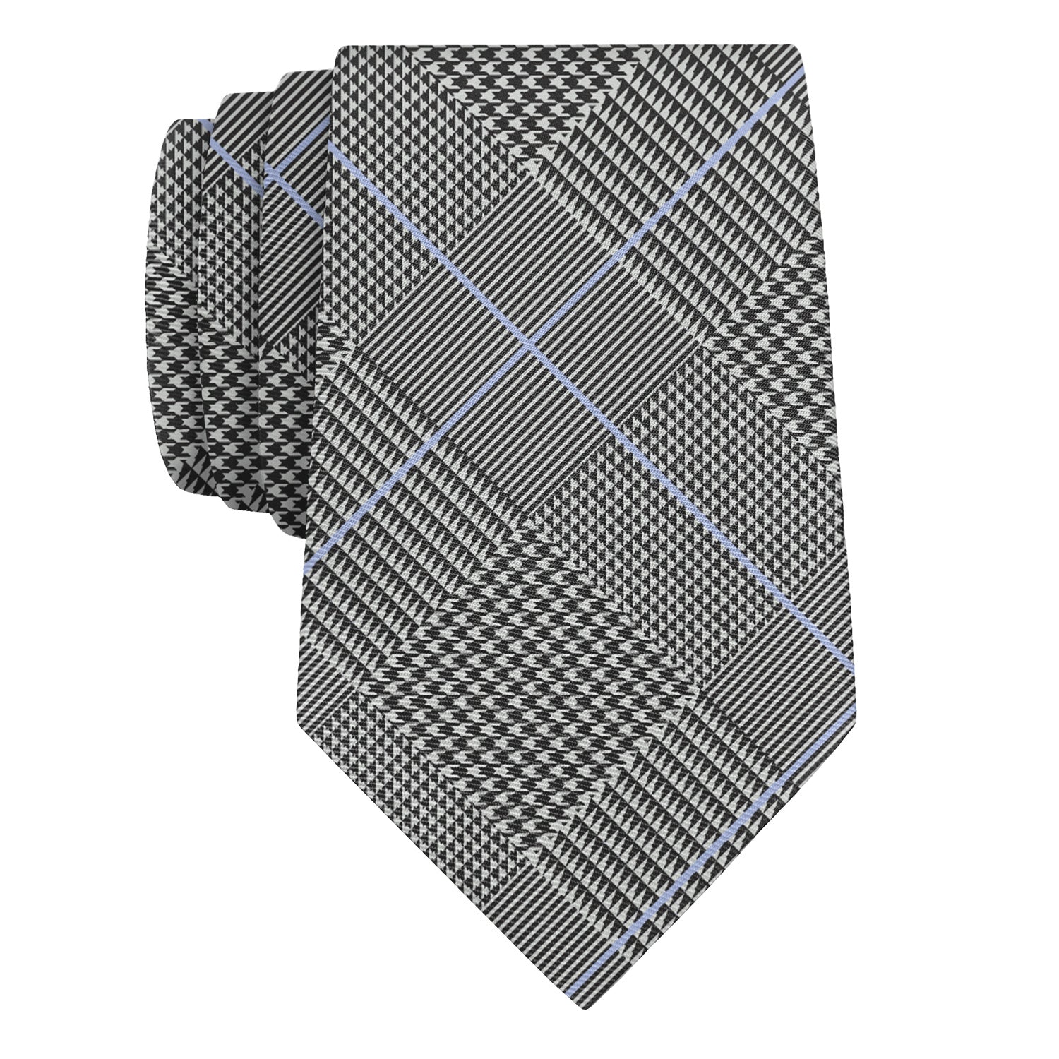 Jezebel Plaid Necktie - Rolled - Knotty Tie Co.